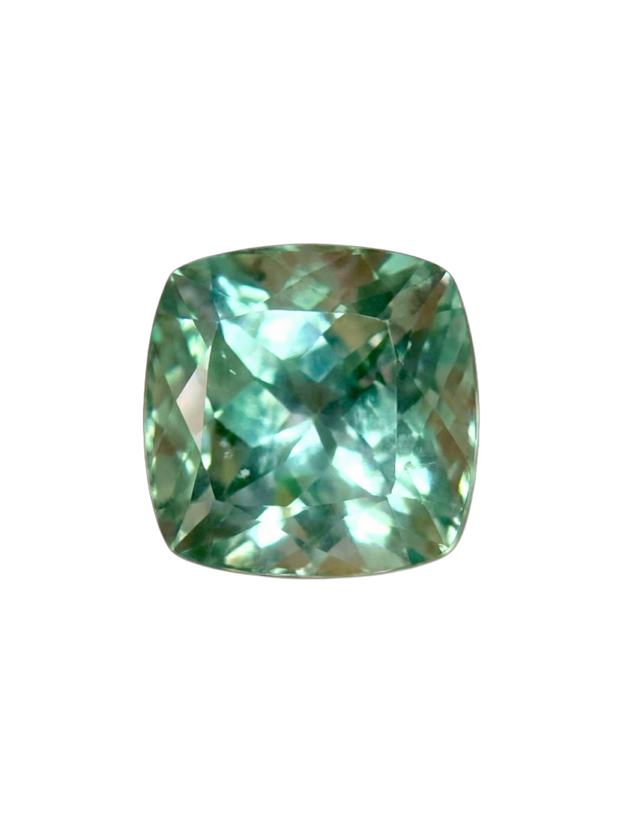 1.6ct Cushion Mint Tourmaline