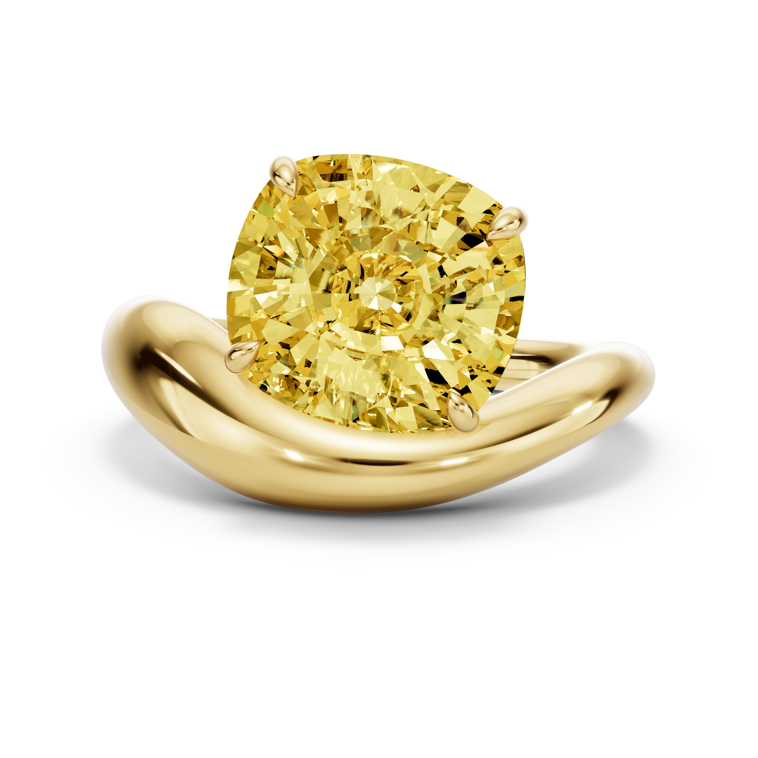 The Mega Bubble Ring - Yellow on Yellow