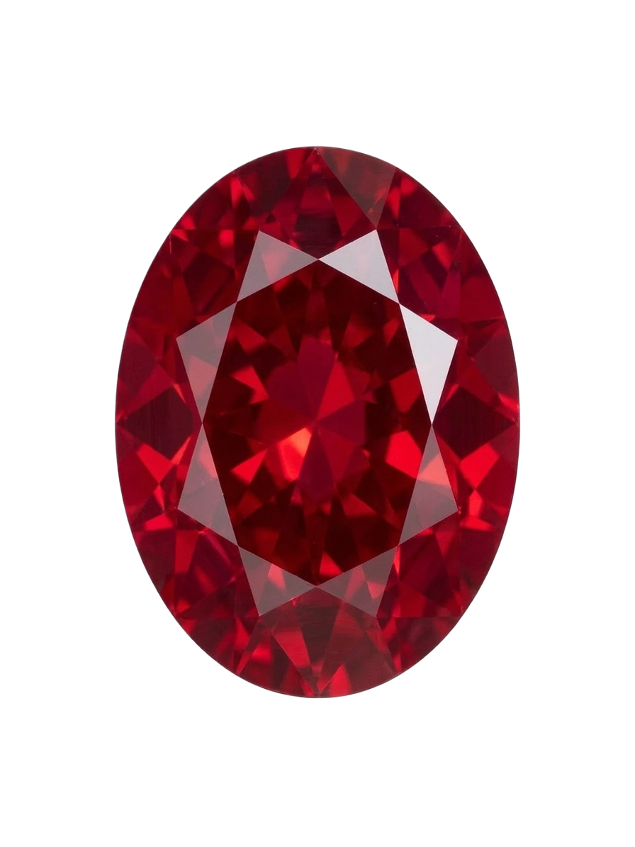 1ct Red Sapphire