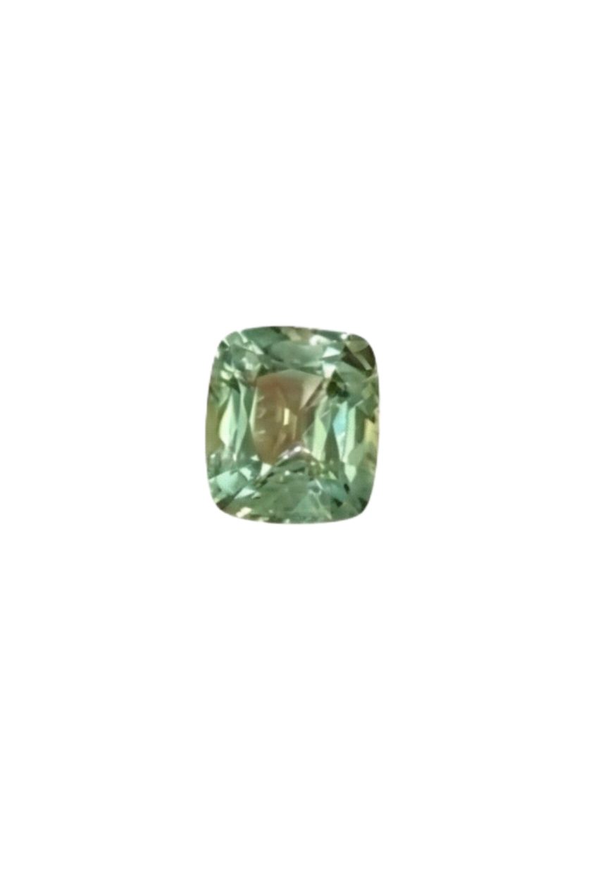 4ct Cushion Mint Tourmaline