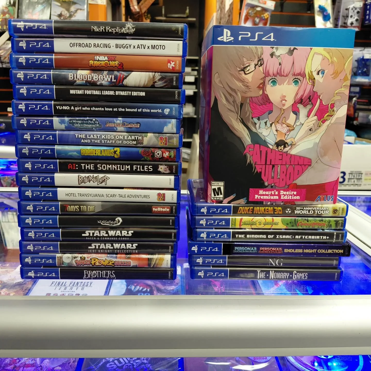 Fresh batch of PS4 games hitting the shelf today 👌