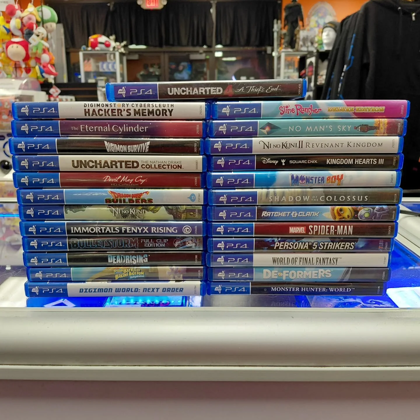 Great stack of PS4 games and a PS5 now available in store