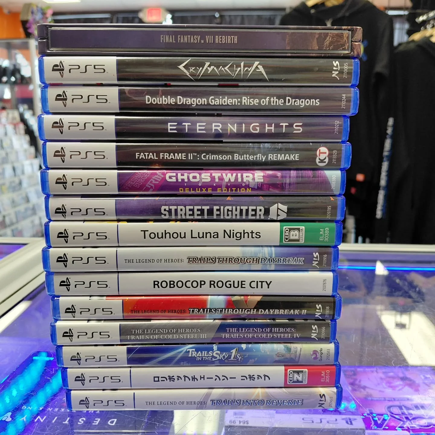 Got some stacks of solid PS4 and PS5 to check out today 👀 Stop in soon!