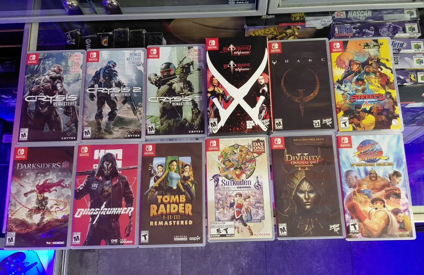 Fresh switch games going out today.