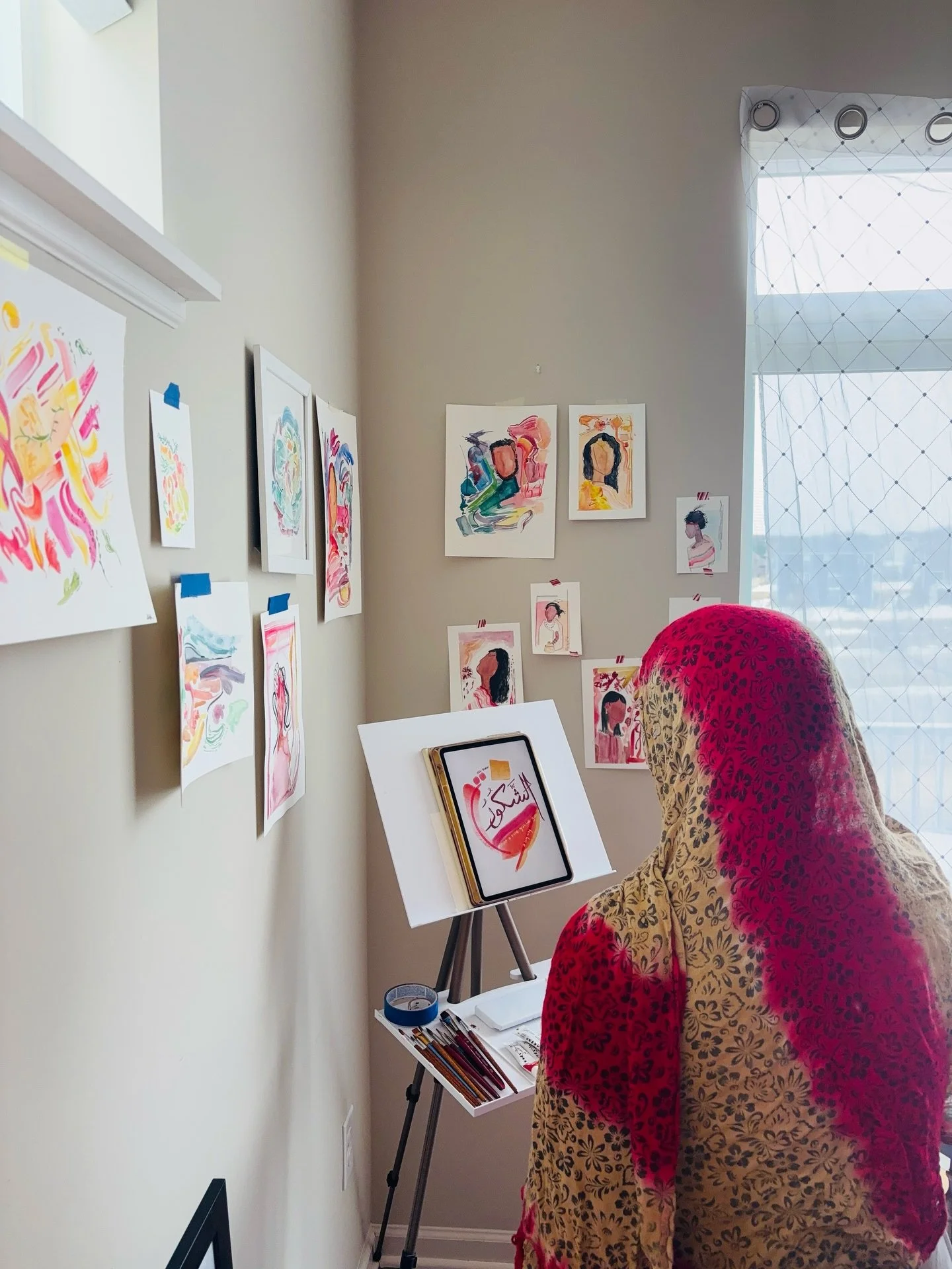 Day 11 &mdash; Ash-Shakūr (The Most Appreciative) 🤍 

even a little gratitude goes a long way ✨ 

#ramadanart #99namesofallah #arabiccalligraphyart #spiritualart #islamicart