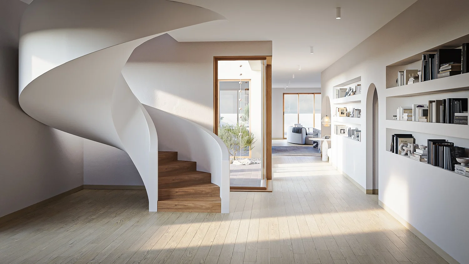 Courtyard House — courtyard
