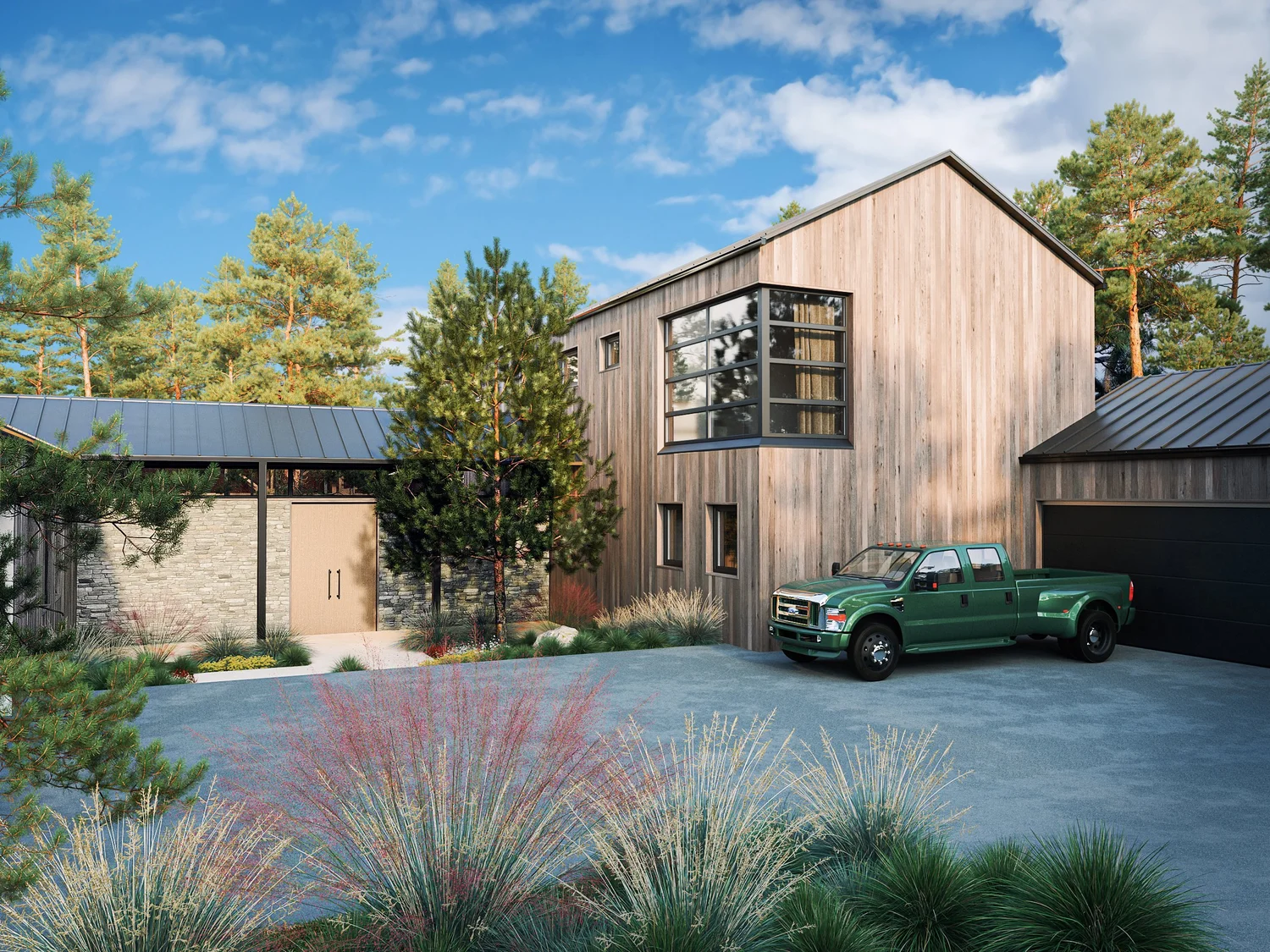 Spanish Peaks House — exterior view