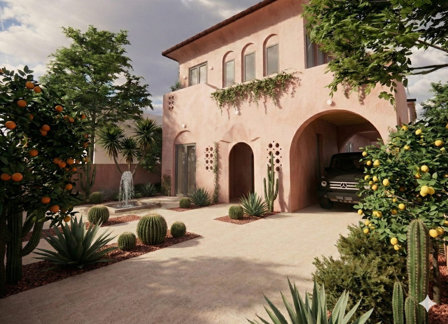Galloway Rebuild — Spanish Revival exterior, Pacific Palisades