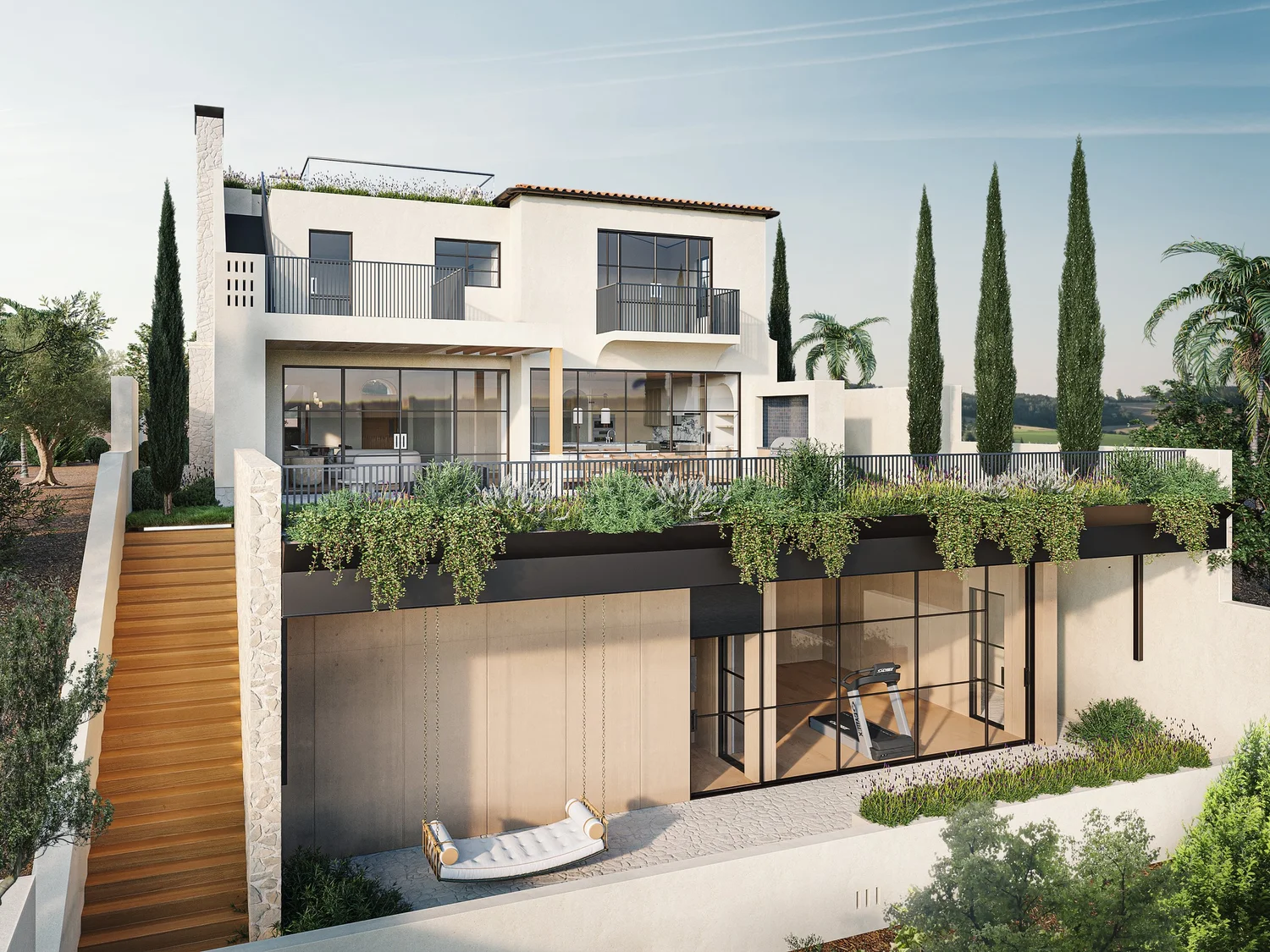 Mount Holyoke Rebuild — exterior, Pacific Palisades