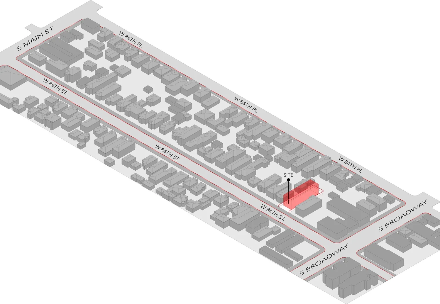 84th Street — site context diagram
