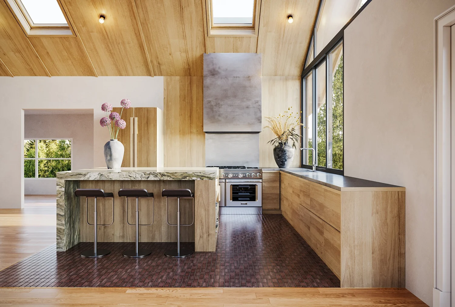 Crestwood Terrace — kitchen and dining