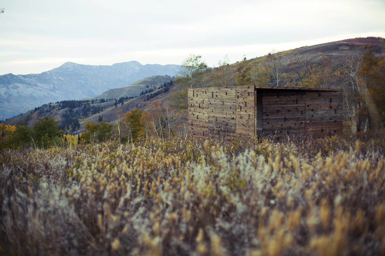 Mirror Gallery — micro-house and art gallery at Powder Mountain, Utah