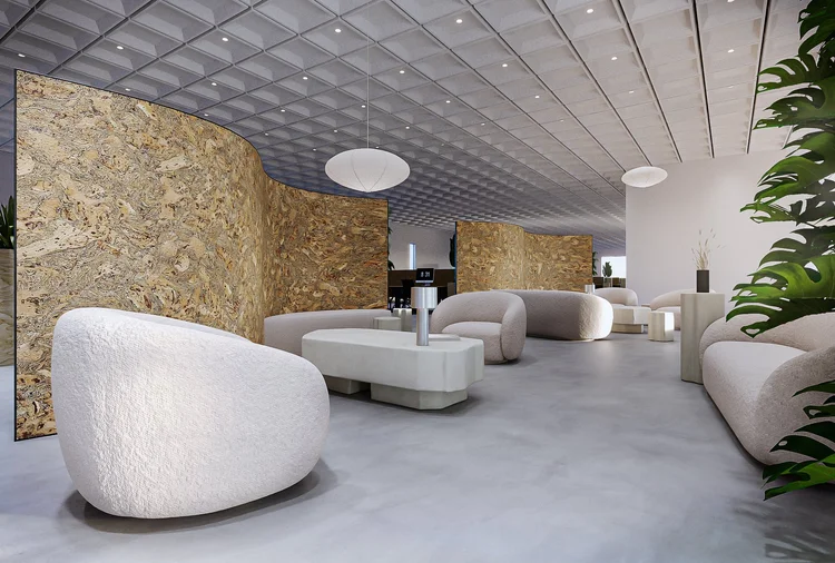 Arc Boats office, El Segundo — commercial tenant improvement lounge, additional project rendering.