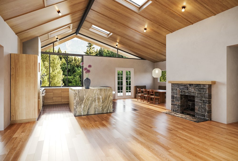 Crestwood Terrace Remodel — single family Craftsman home remodel in Pasadena by Matter Architecture, design completed.