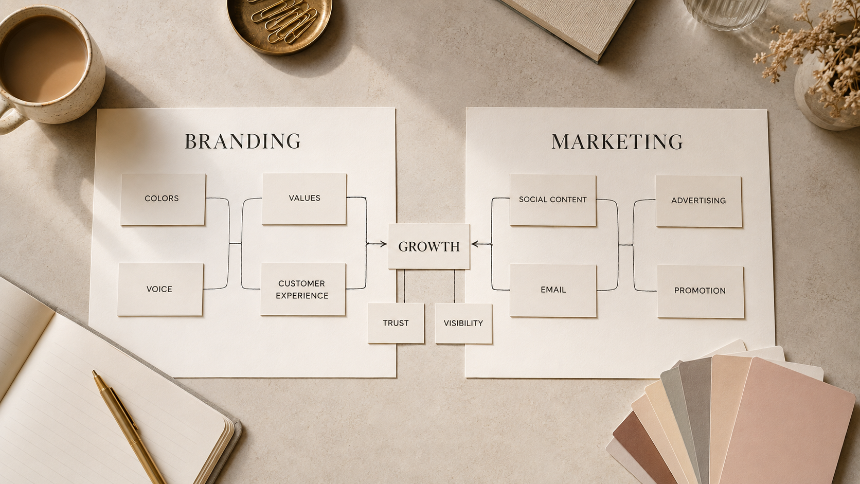 Branding vs. Marketing: What’s the Difference?
