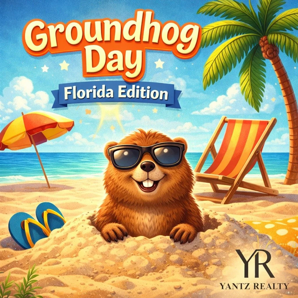 🌴🐿️ Happy Groundhog Day&hellip; Florida Style! 🏖️

Our groundhog didn&rsquo;t see his shadow
probably because he was too busy looking for a beach chair 😎

In Florida, &ldquo;winter&rdquo; usually means:
✔️ Light jackets
✔️ Sunny skies
✔️ Sand ins