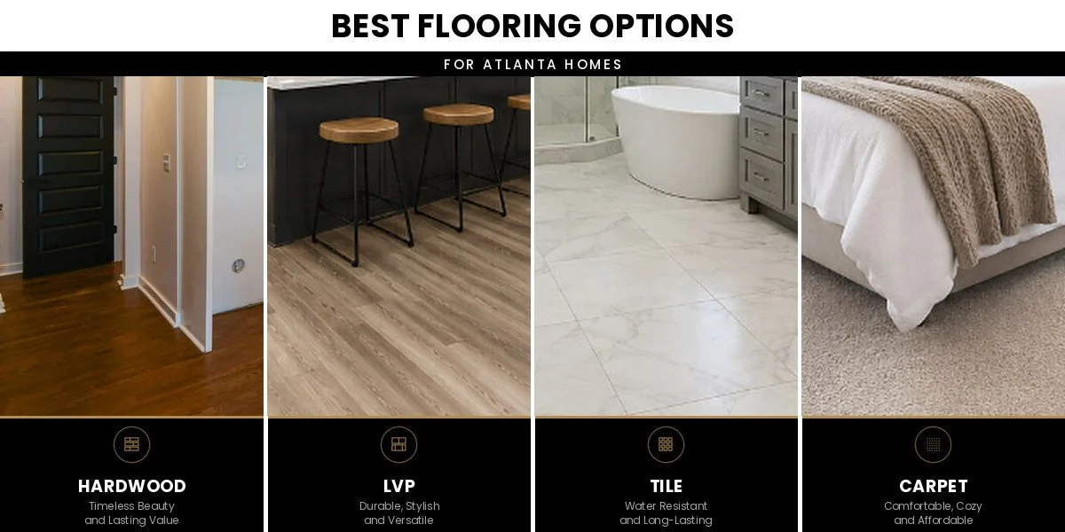 Best Flooring Options for Atlanta Homes: Hardwood, LVP, Tile & More