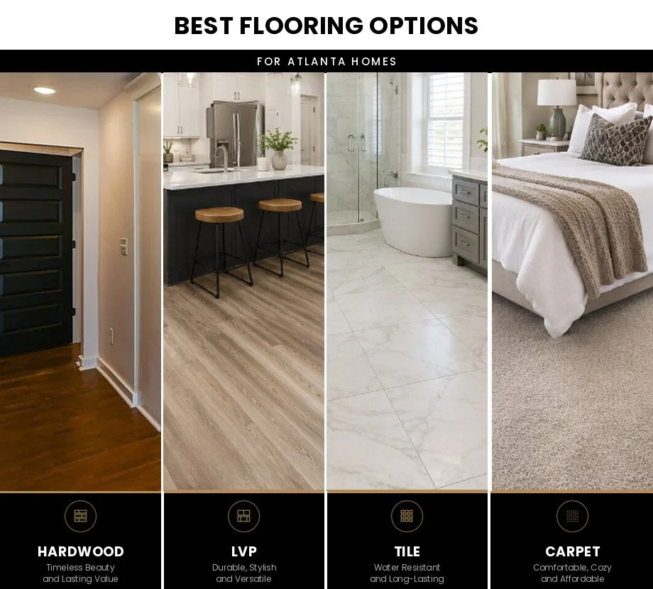 Best Flooring Options for Atlanta Homes: Hardwood, LVP, Tile &amp; More