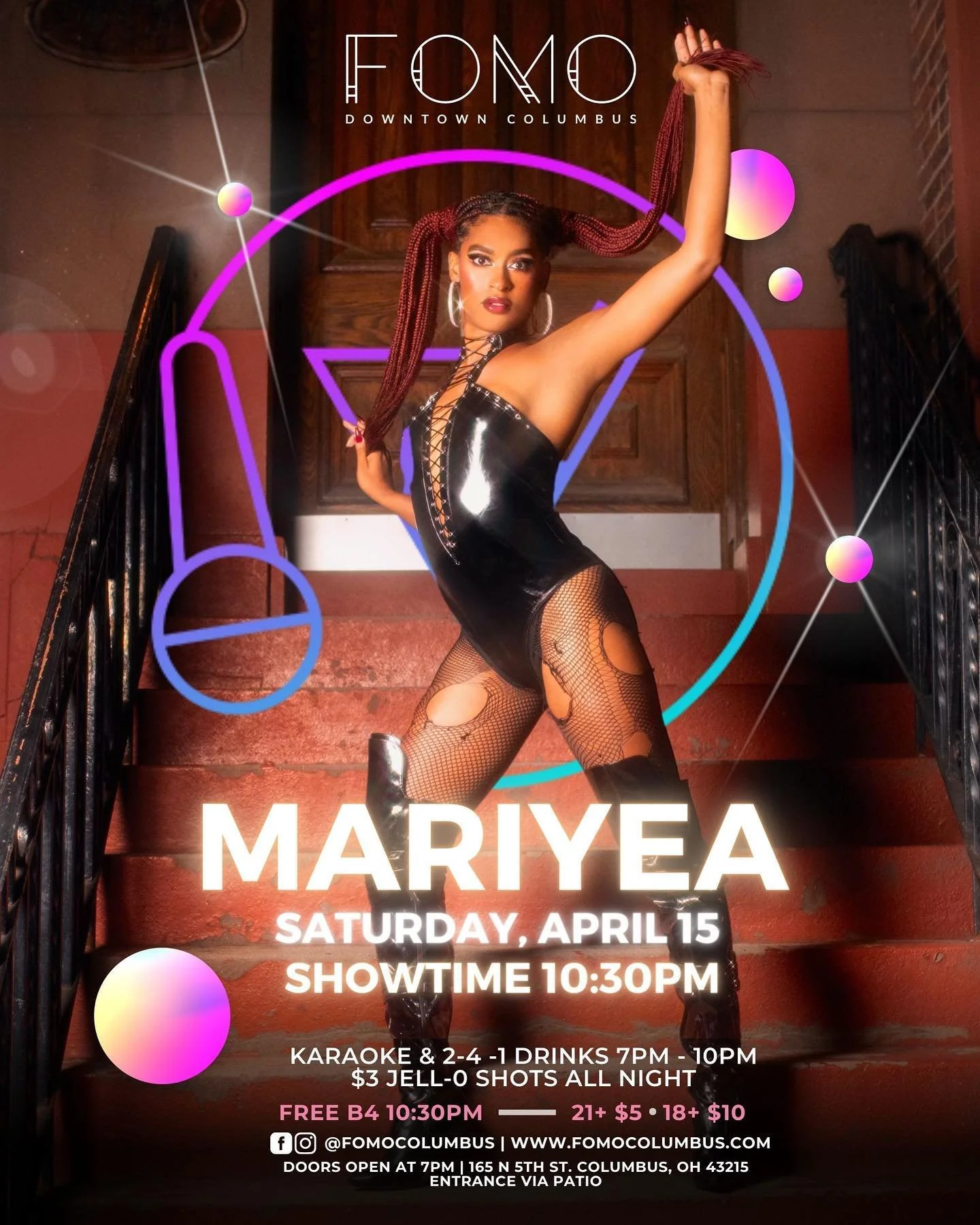 Saturday ‼️ You won&rsquo;t wanna miss this special performance from NYC based actor, singer, dancer, drag performer: MAIYEA &amp; special guest. Showtime: 10:30PM in Show Room
.
.
.
.
.

#FOMO #FOMOCOLUMBUS #drag #dragqueen #lgbtq #allinclusive #bar