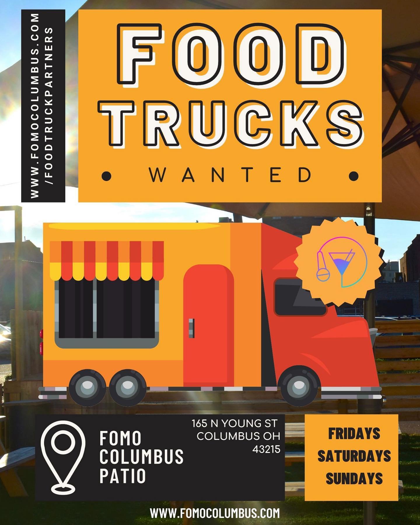 Share and tag your favorite food trucks 👀🍔🌭🌮🌯🍕🚚
.
.
.
.
#FOMO #FOMOColumbus #Foodtrucks #food #bar #barfood #happyhour #lounge #patio #spring #eat #party #drink #allinclusive #vibes #downtown #columbus #ohio #ohiostate #shortnorth #warehousedi