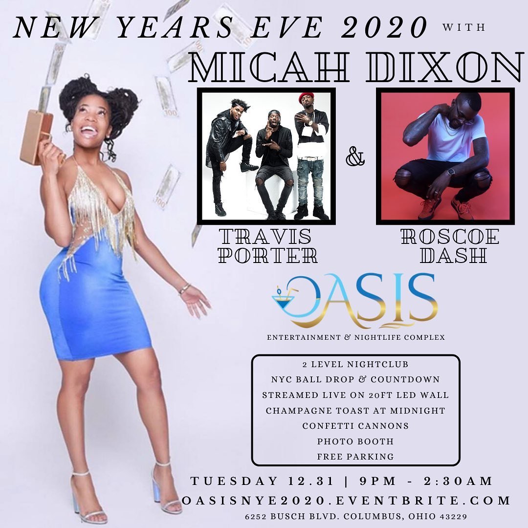 4 DAYS AWAY!! NYE 2020 Hosted By The One &amp; Only @thedopedixon 😍 Only 30 General Admission Tickets Left Before They Sale Out!! Ticket Link In Bio 🎫