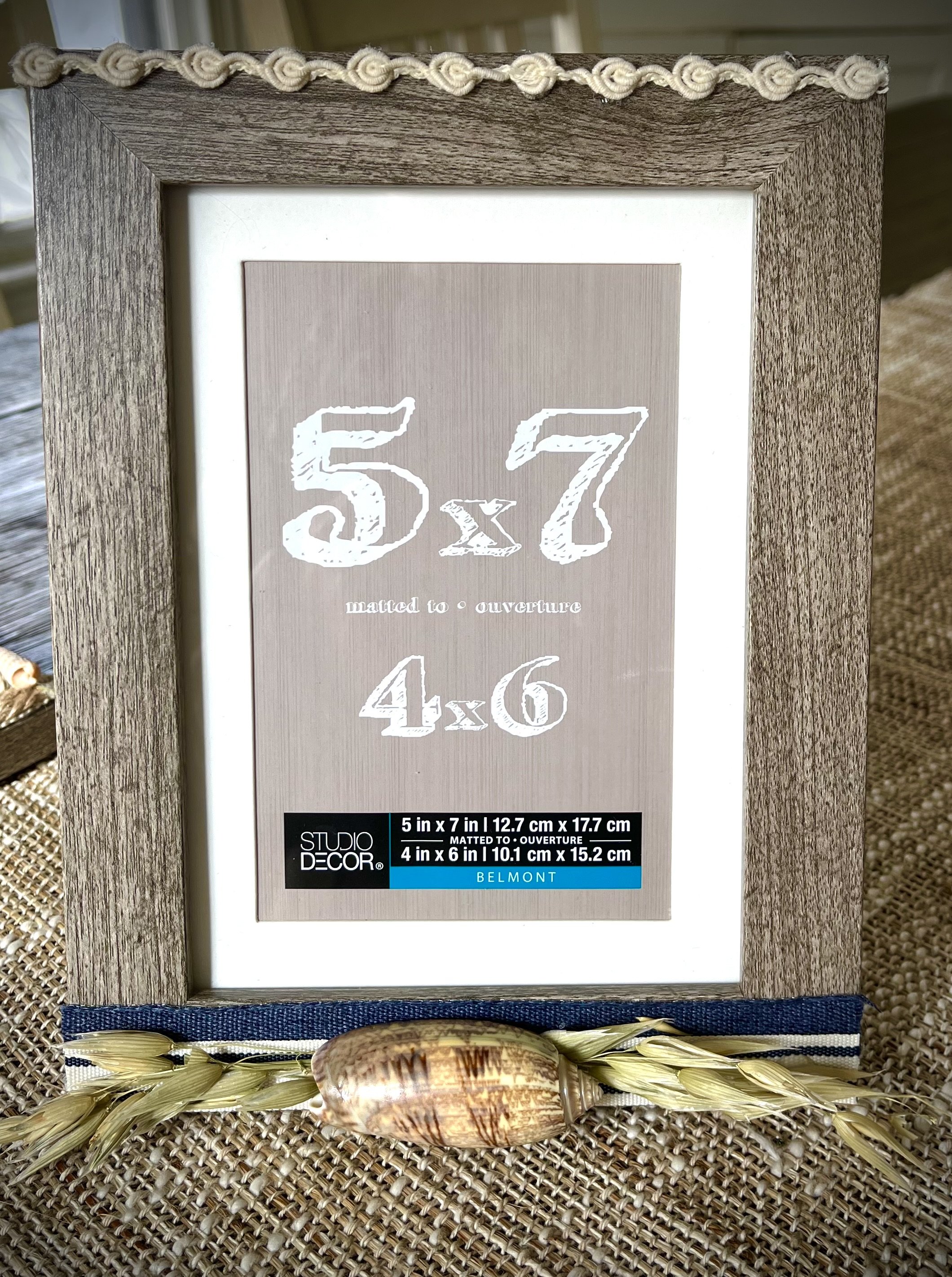 Lettered Olive Frame