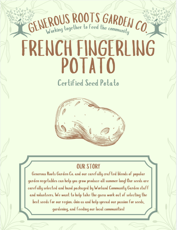 French Fingerling Seed Potato