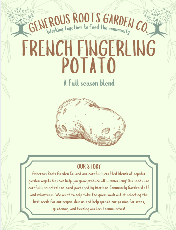 French Fingerling Seed Potato