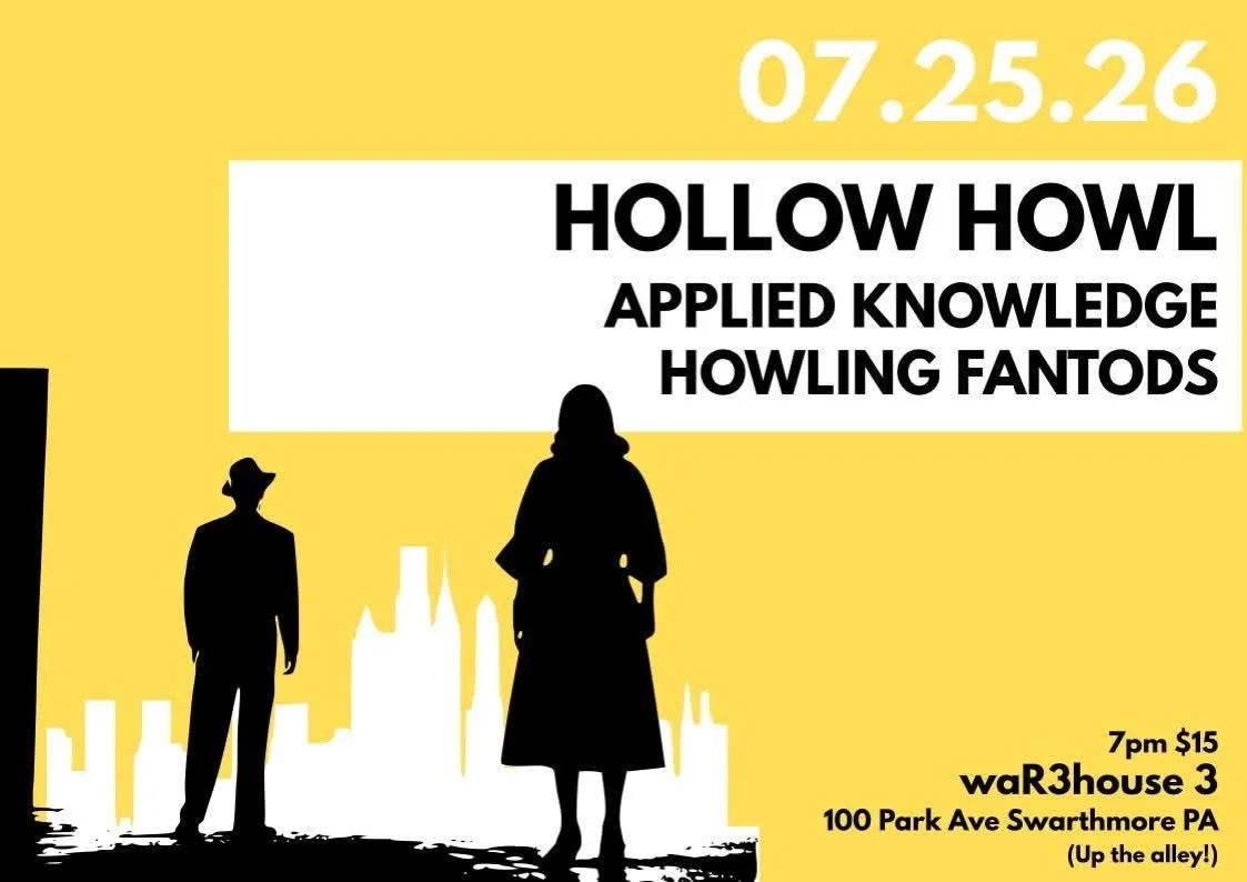 A whole lotta howling going on! 7/25 @warehouse3 
With @hollowhowlband and @thehowlingfantodsband 
#allages