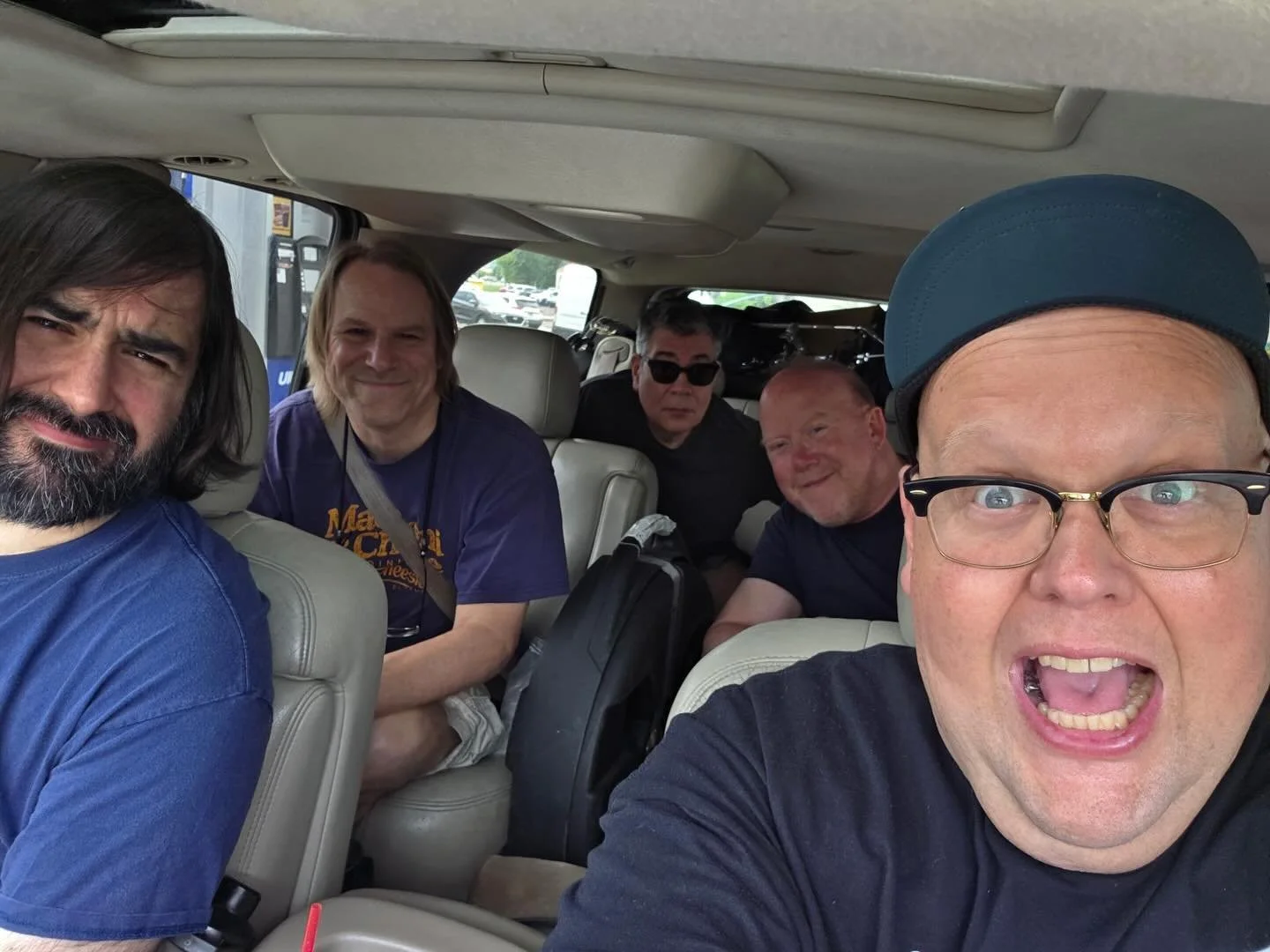 On our way to invade Syracuse!!! 
@pinkrockculturecoop @tripledogdeathbarrage @fearofdancingmusic @easyblame