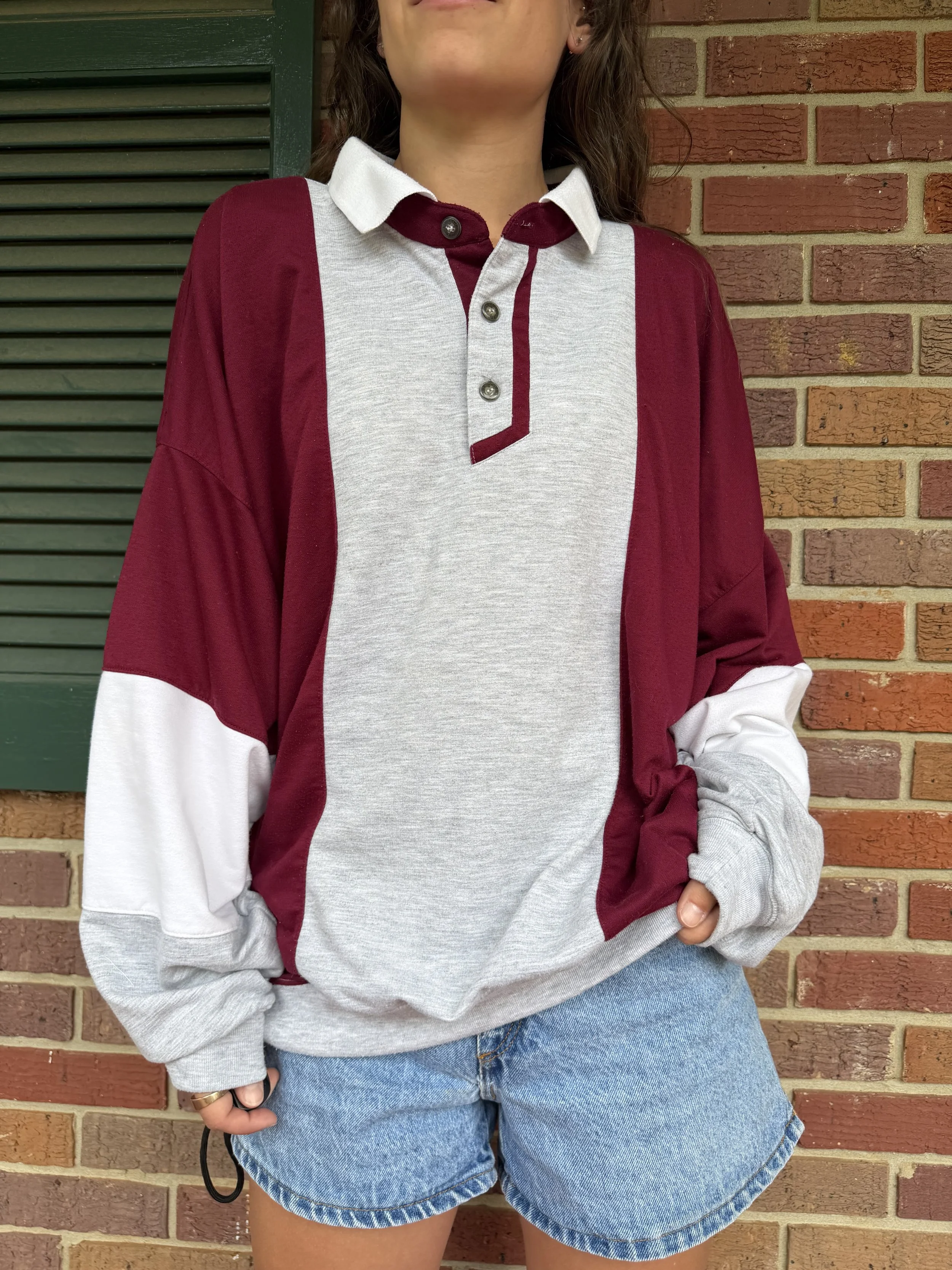 Vintage Private Club Collared Sweatshirt - 2X