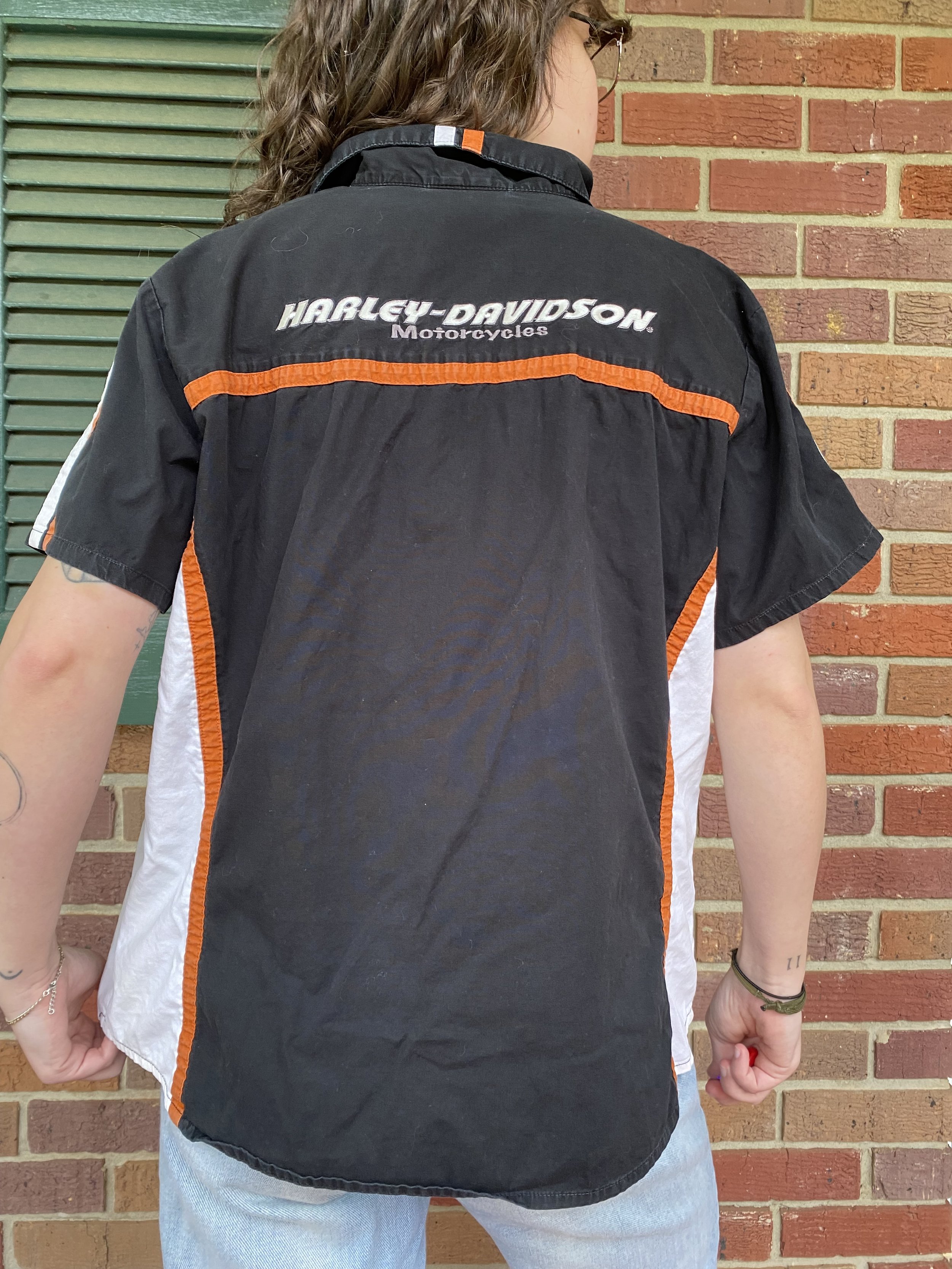 Harley Davidson Button Shirt - M/L