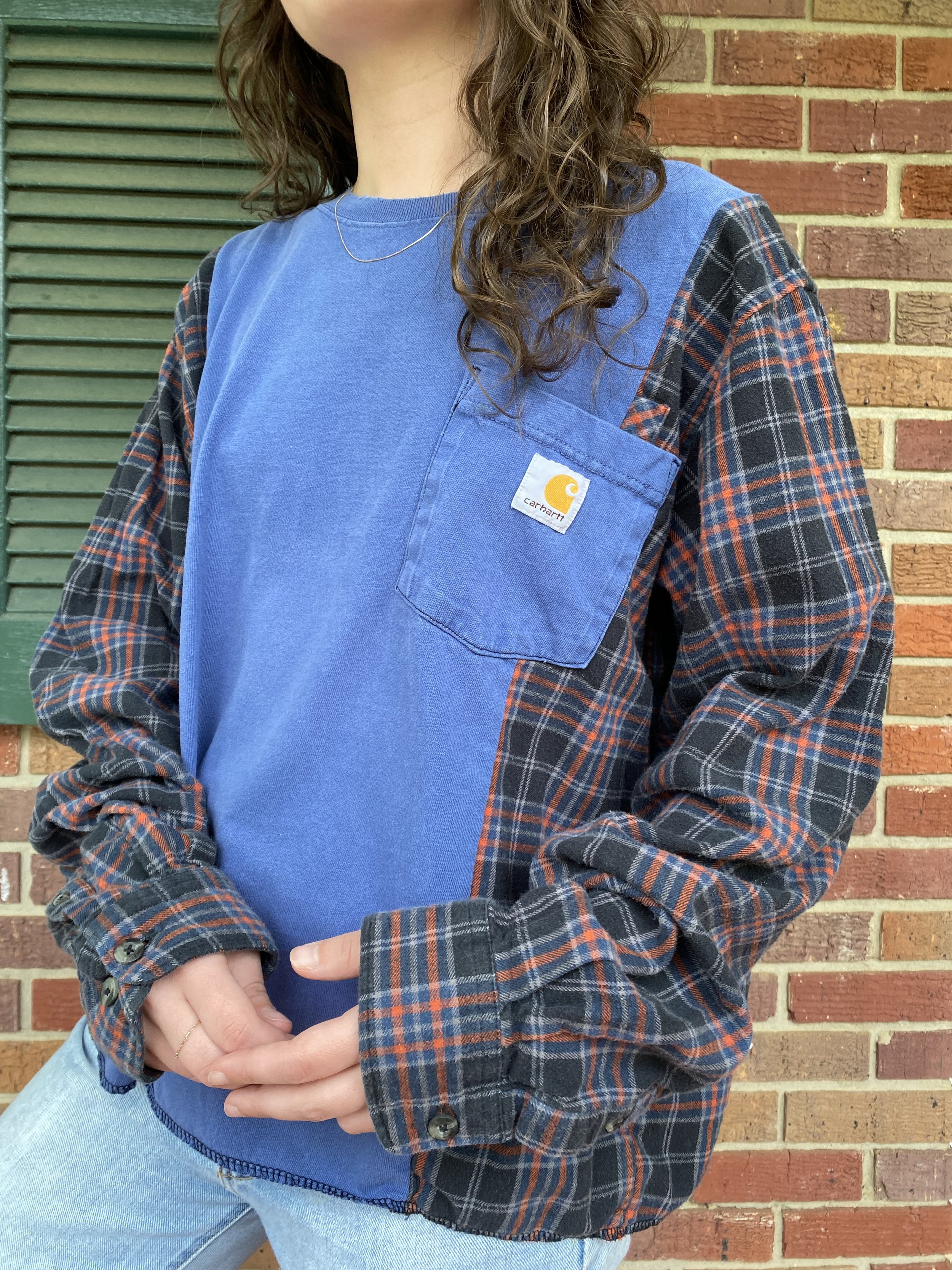 Carhartt Flannel Rework (Blue) - L