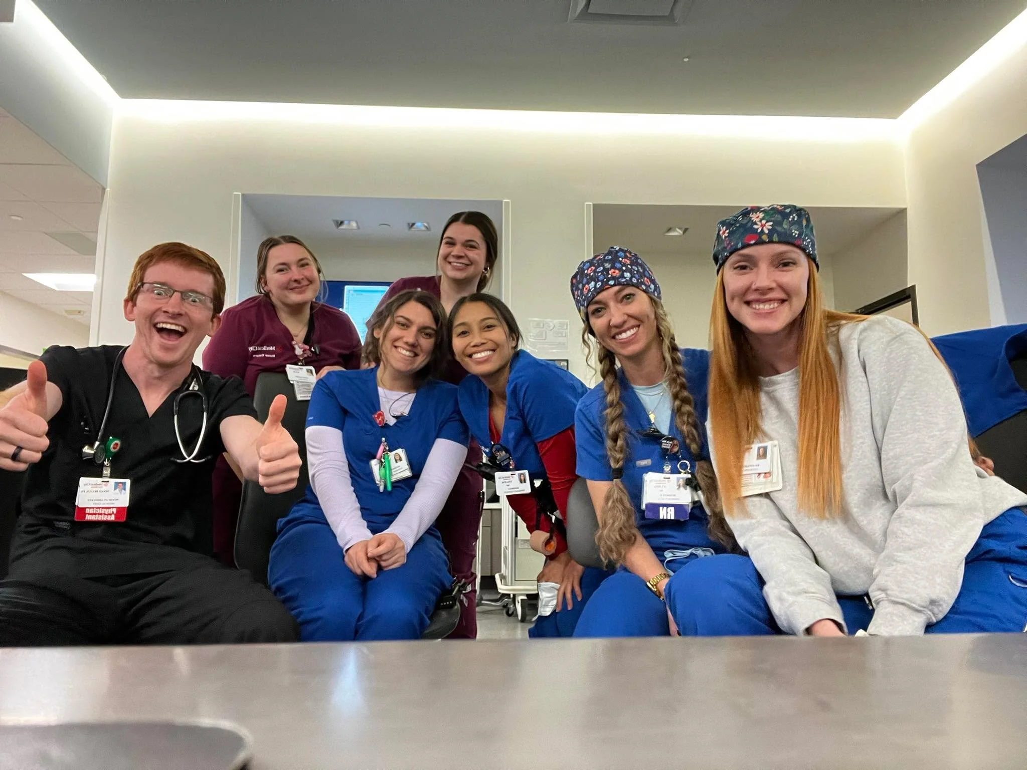 The one time I take my mask off 😆