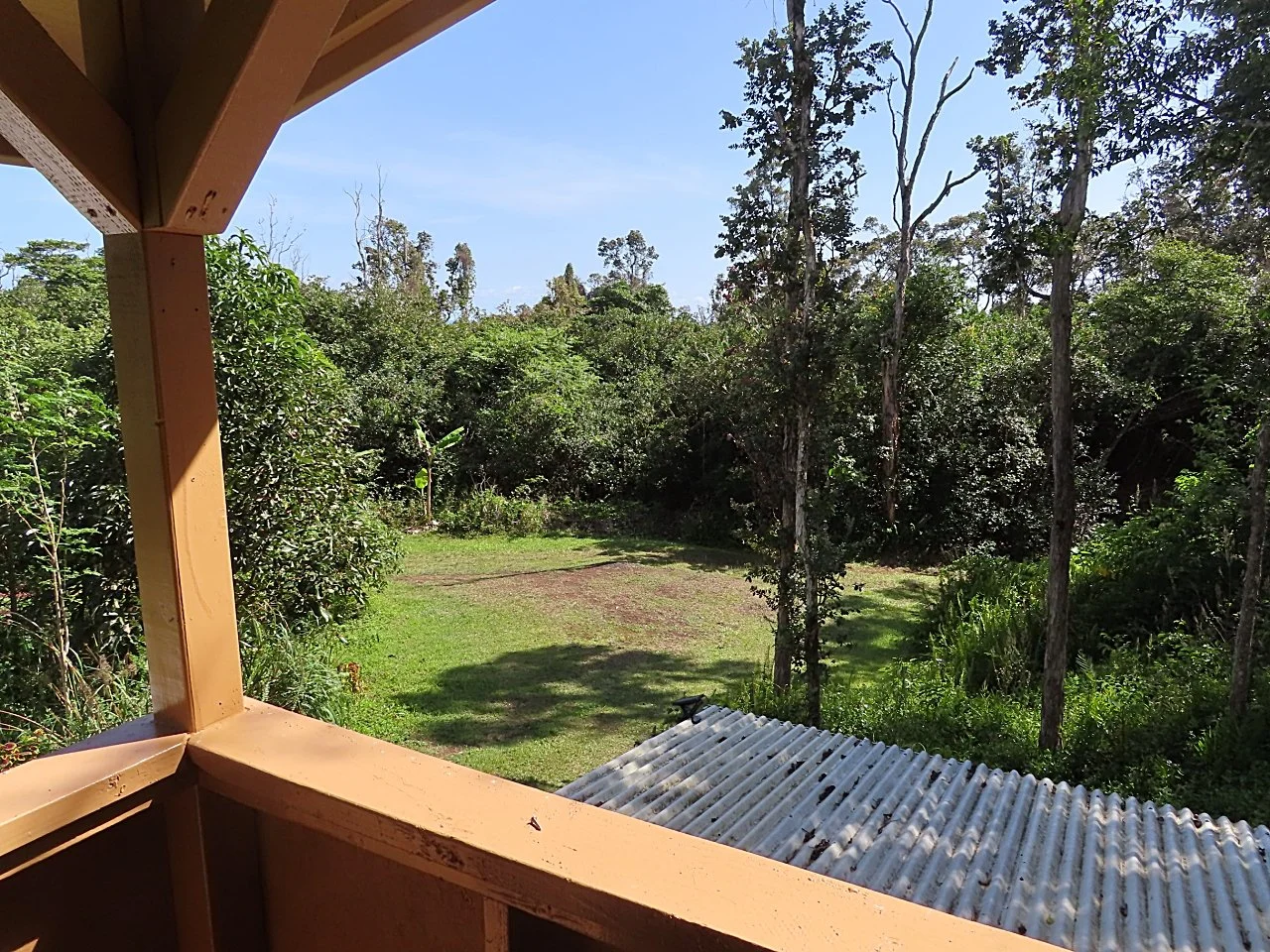 View from upstairs lanai. 