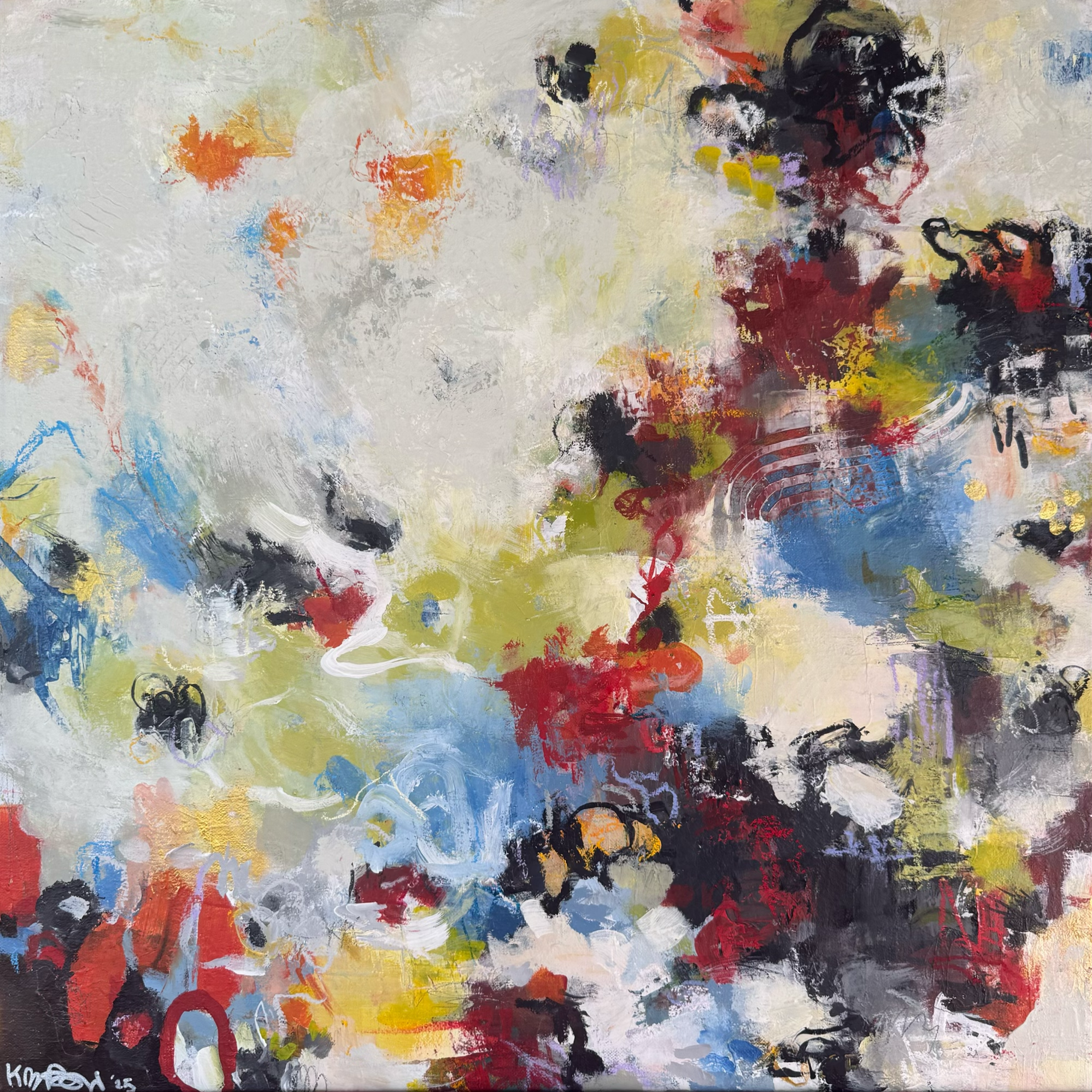 TIDYING THE CHAOS ~ 24x24"