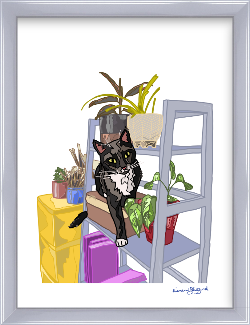 shelf olive oyster 12x16