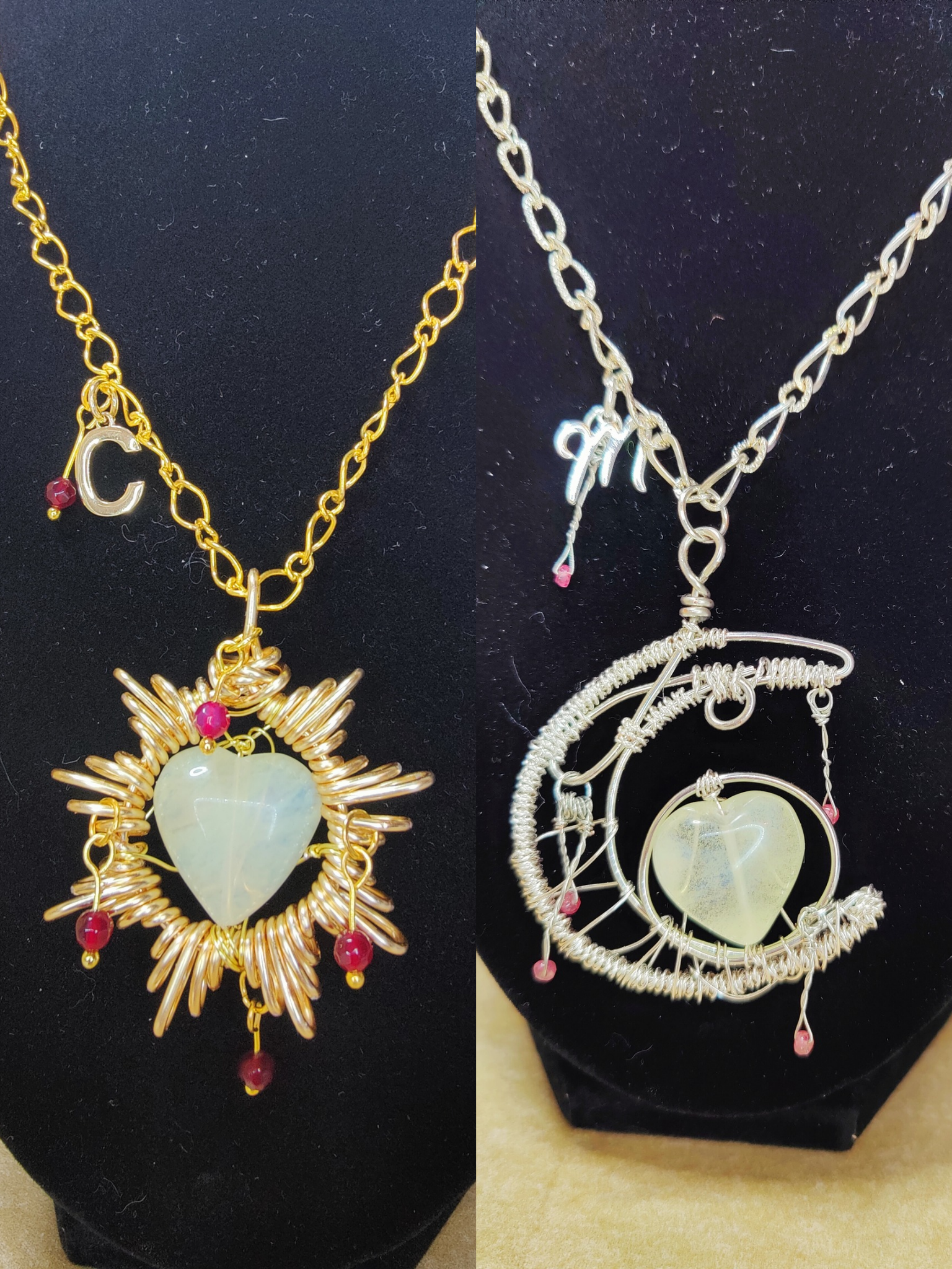 Sun and Moon Custom Necklaces