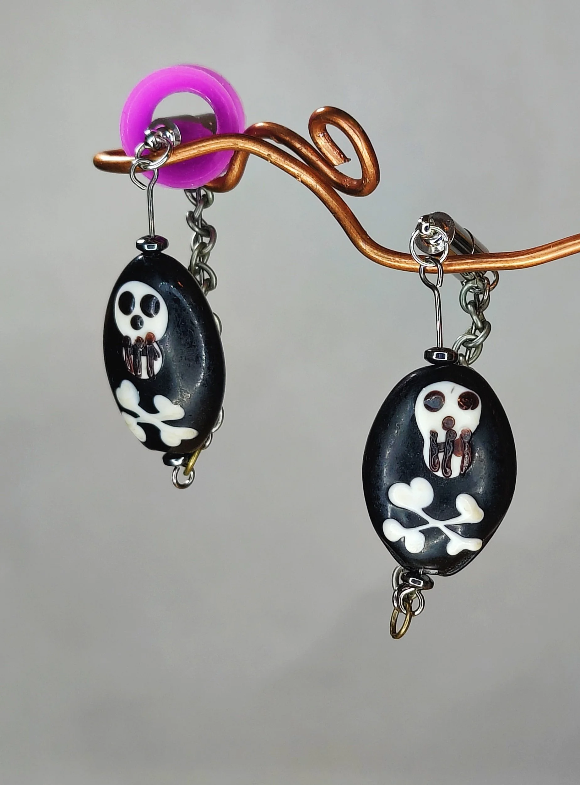 Outlaw Glass Gauged Earrings