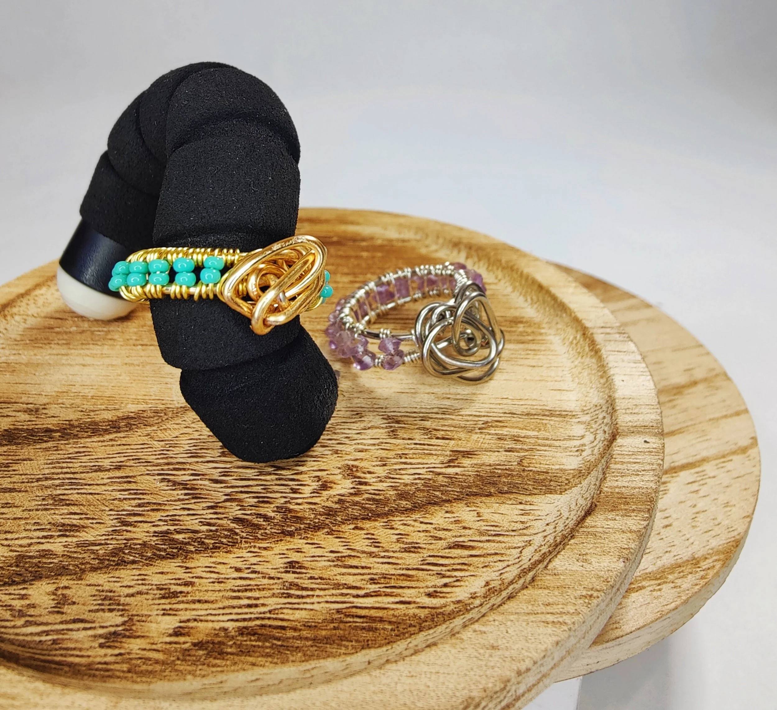Forever Knot Wire Wrapped Rings