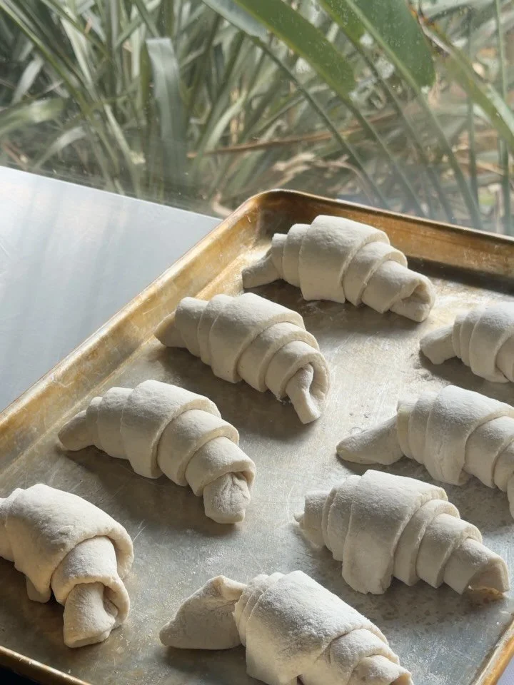 Gluten Free Croissants 🥐 have been my obsession this last week&hellip; and I&rsquo;m getting there. 

It&rsquo;s tricky enough to make the perfect croissant but add to that NO gluten NO gums LOW refined starch&hellip; and you&rsquo;ve got yourself a