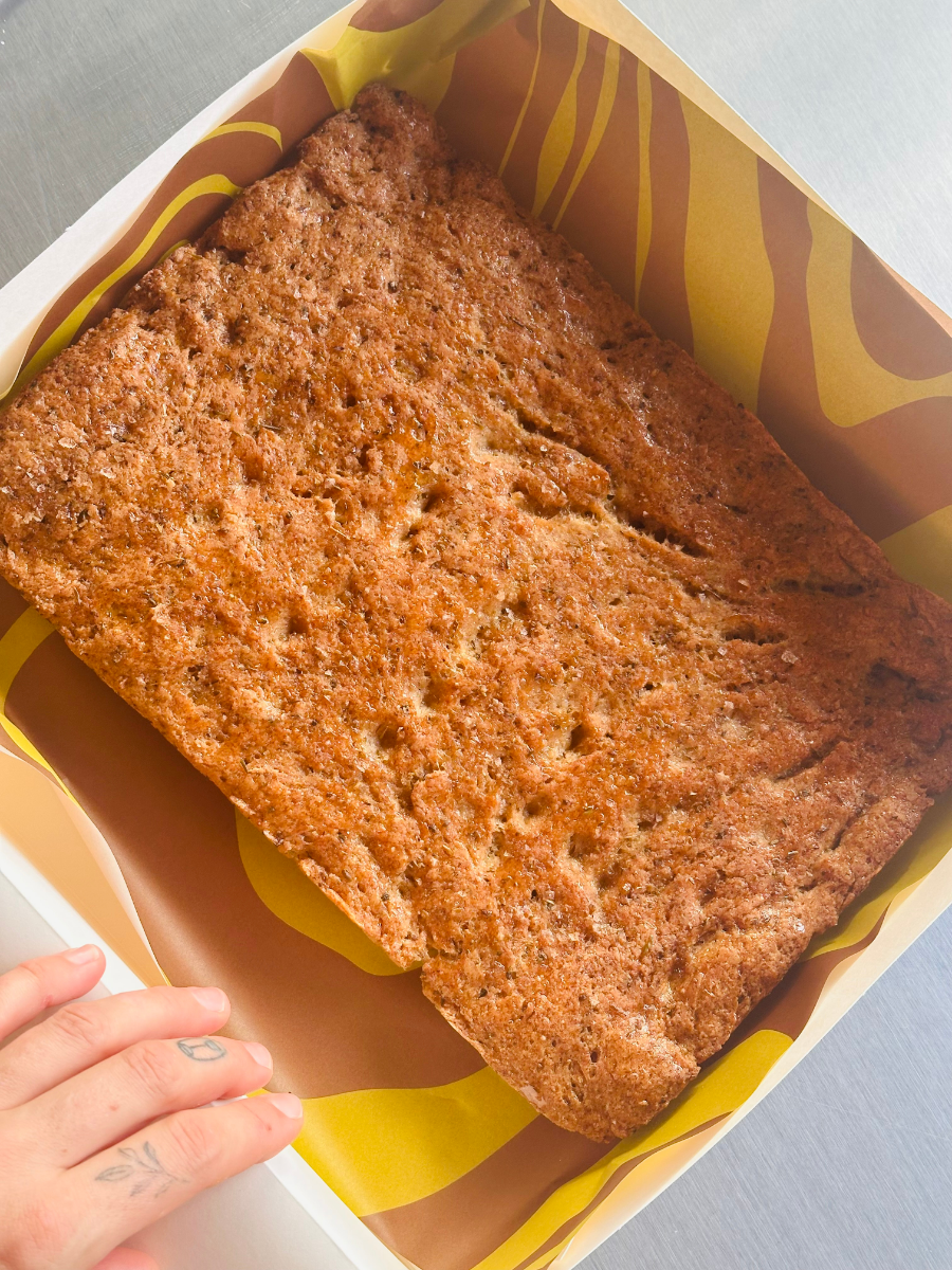 Buckwheat Sourdough Focaccia