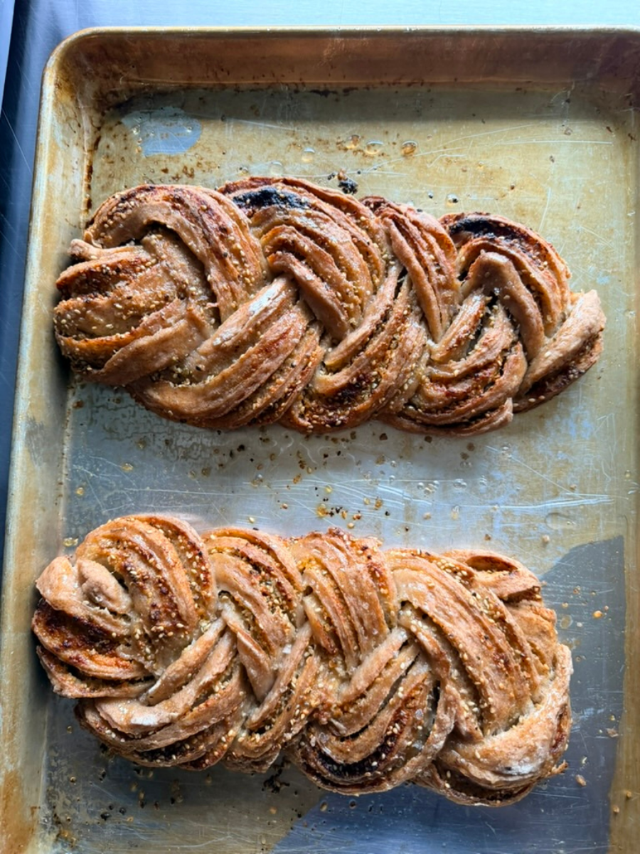 Buckwheat Sourdough Cheese Twist