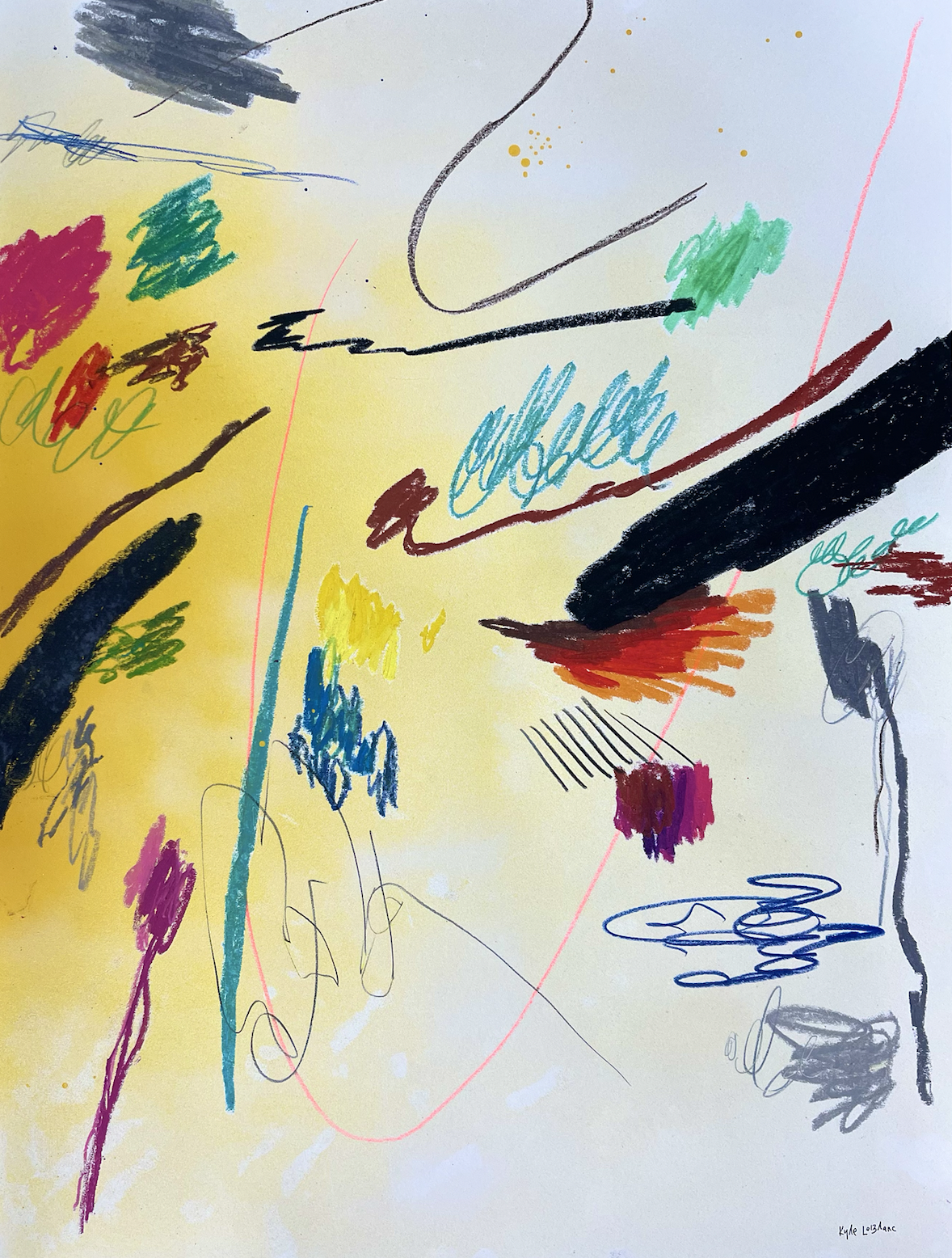 wind | Acrylic on Paper | 18x24 inch