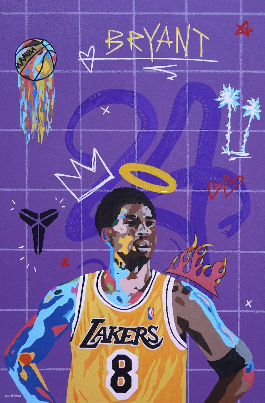 kobe | Acrylic on Canvas | 24x36 inch