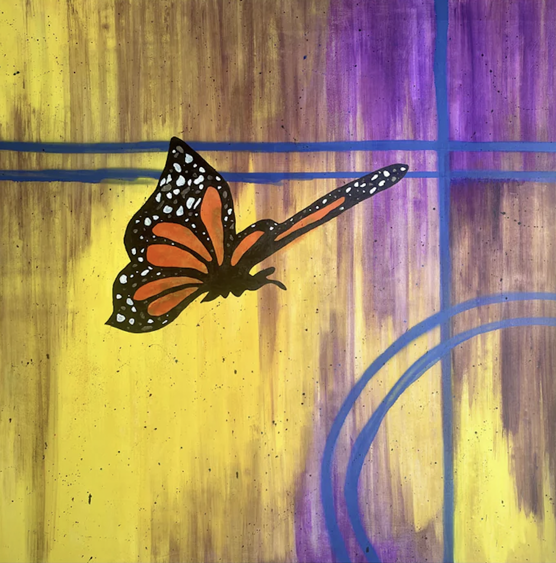 fly away | Acrylic on Canvas | 5x5 ft