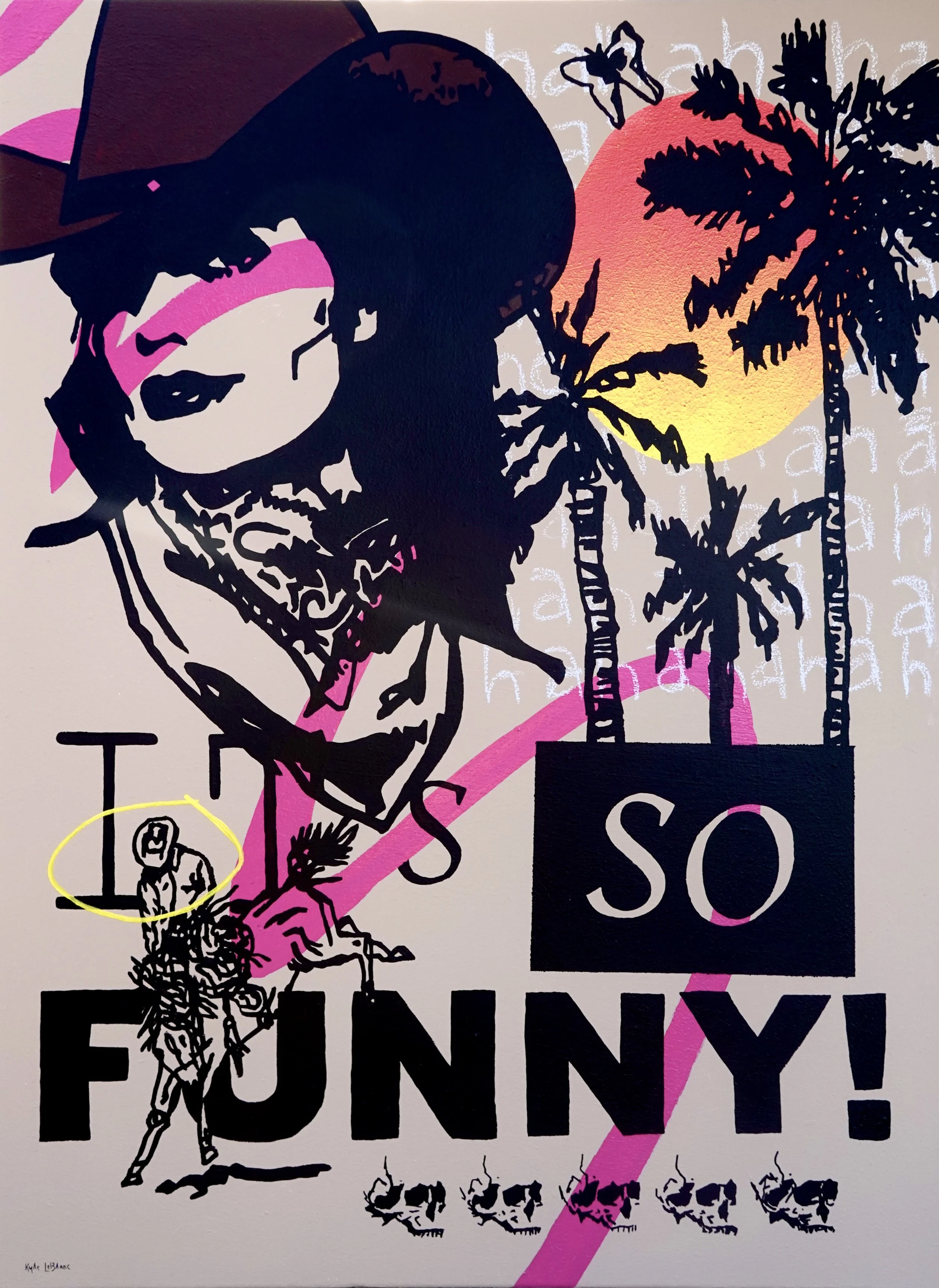 so funny | Acrylic on Canvas | 36x48 inch