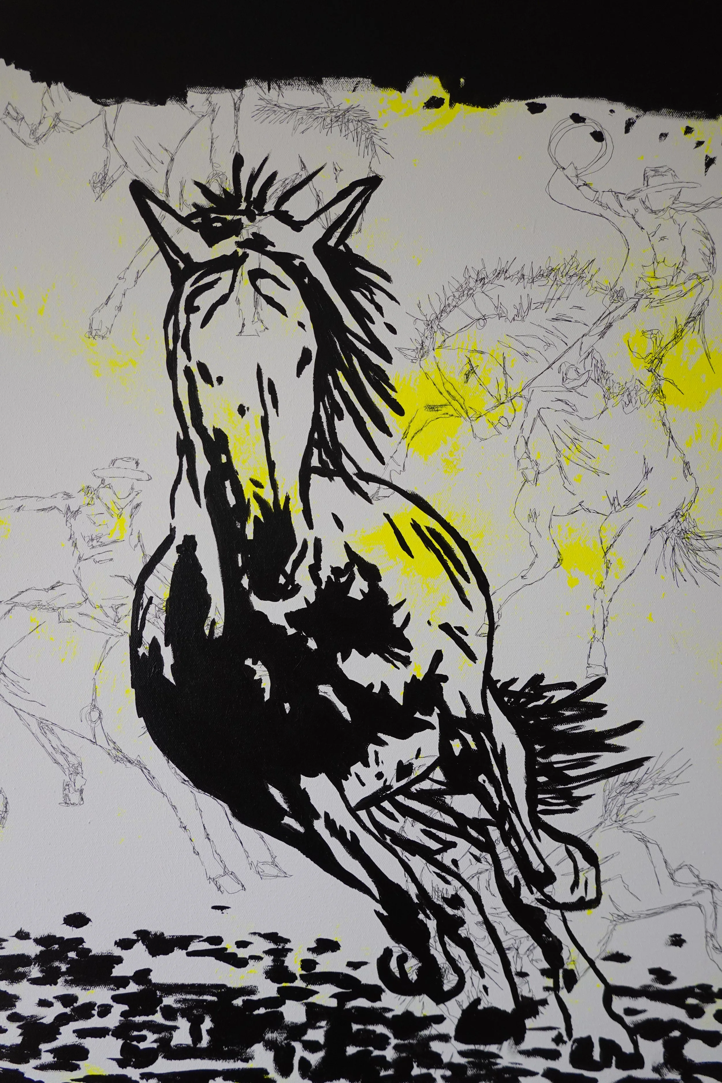 let loose | 24x36 inch | Acrylic on Canvas