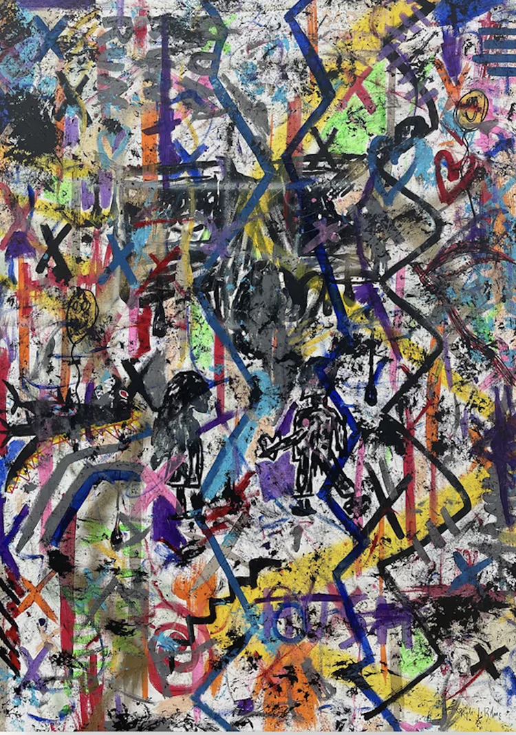 hush | Acrylic on Canvas | 30x40 inch