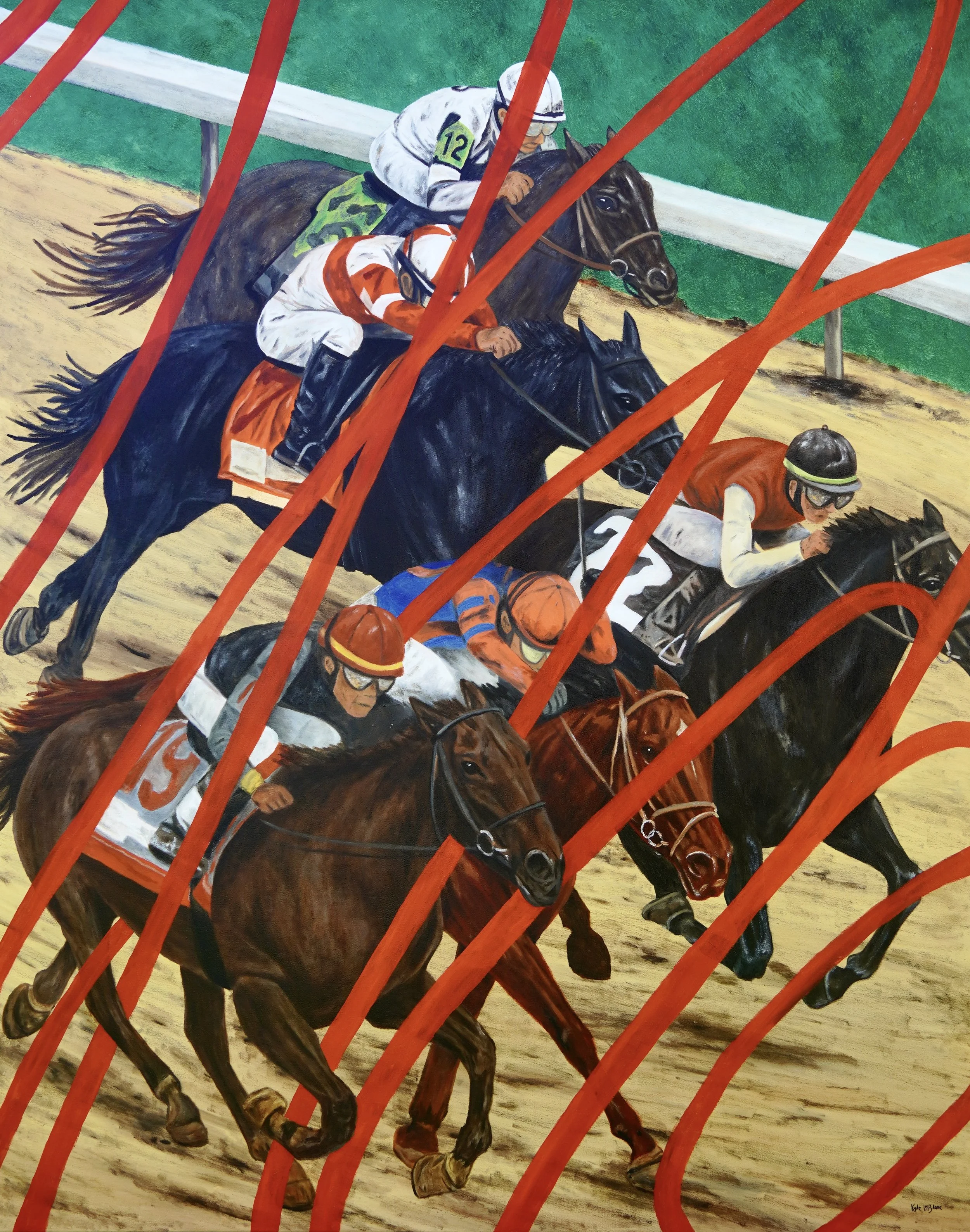 last to first | Oil on Canvas | 48x60 inch